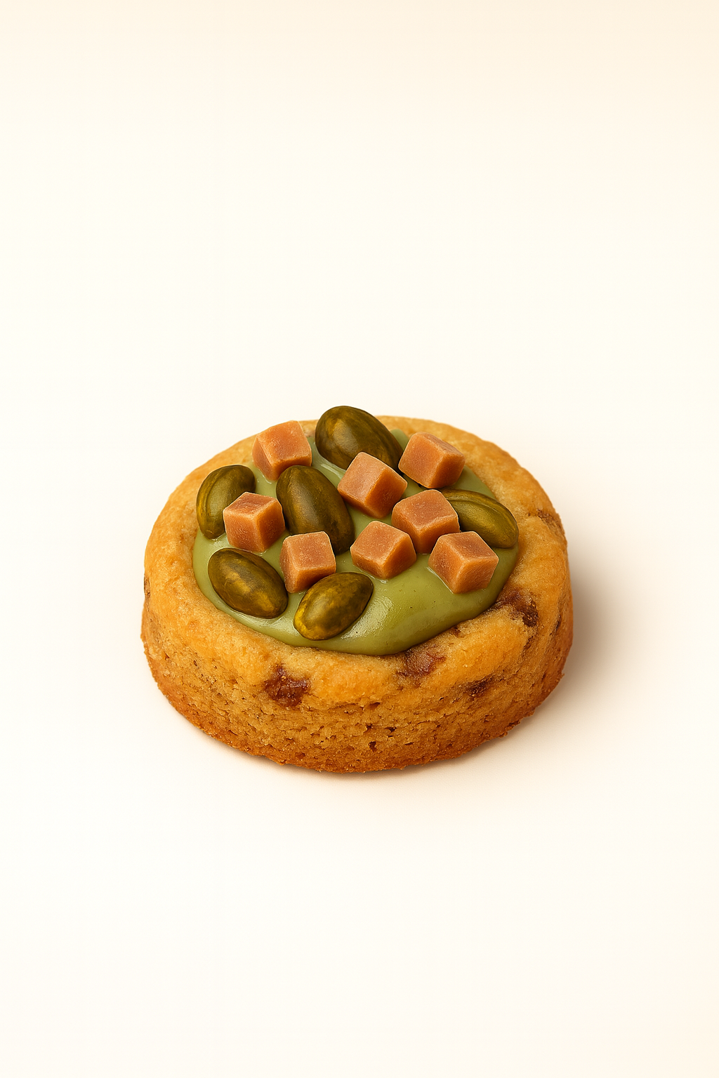 Cookie caramel pistache